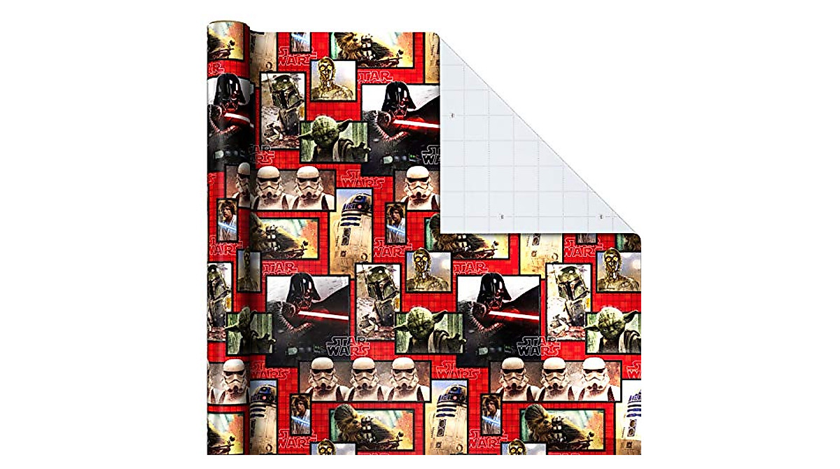 190) Hallmark Harry Potter Wrapping Paper With Cut Lines On - View #9