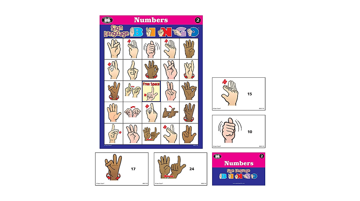American Sign Language Bingo Game - Fun & Educational for Kids