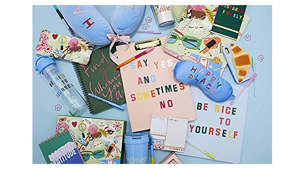 ban.do Large Spiral Notebook - Be Nice To Yourself | 11x9 Inches