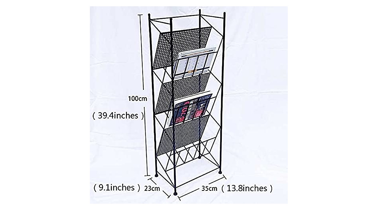 Stylish Storage Magazine Rack - Organize Books & Newspapers Effortlessly