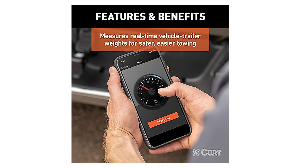 CURT BetterWeigh Mobile Towing Scale for Safe Towing