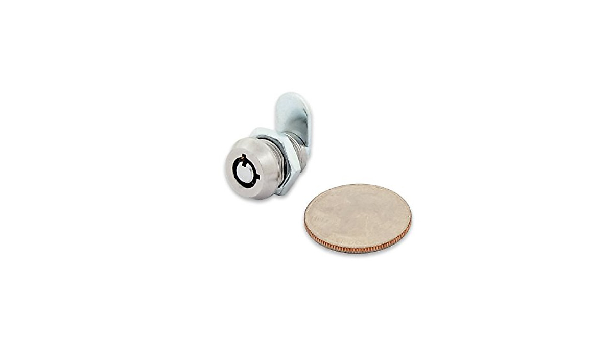 FJM Security Miniature Cam Lock - Keyed Alike & Chrome Finish