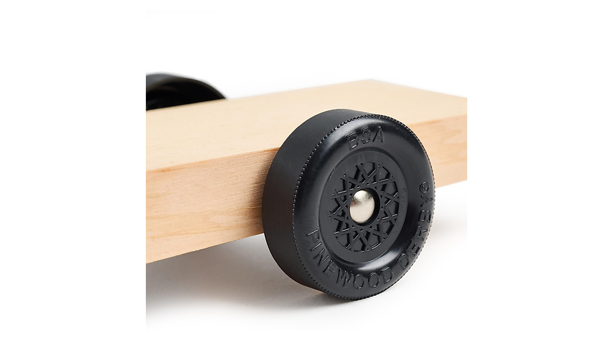 BSA Speed Wheels - Ultra-Fast Lightly Lathed for Pinewood Derby Racing