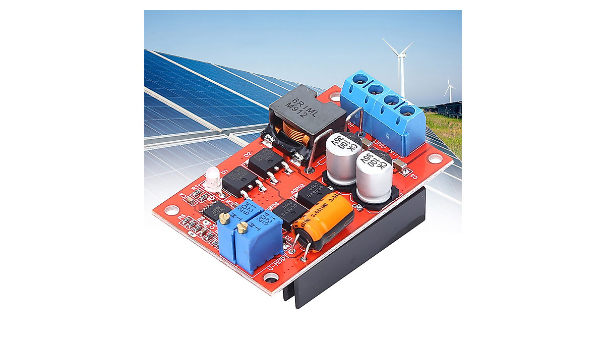 MPPT Solar Battery Charger Controller 5A with Intelligent Nano-Stage Boost