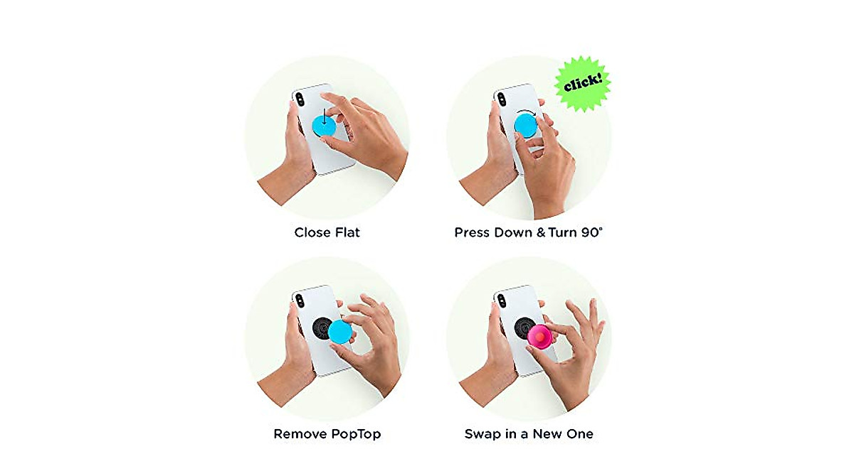 Sea Otter Praying PopSocket PopGrip - Swappable Phone Grip & Stand With Adorable Christian Design