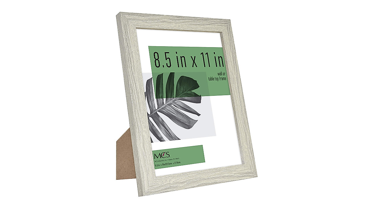 MCS Studio 8.5x11 Picture Frame Set - Gray Woodgrain
