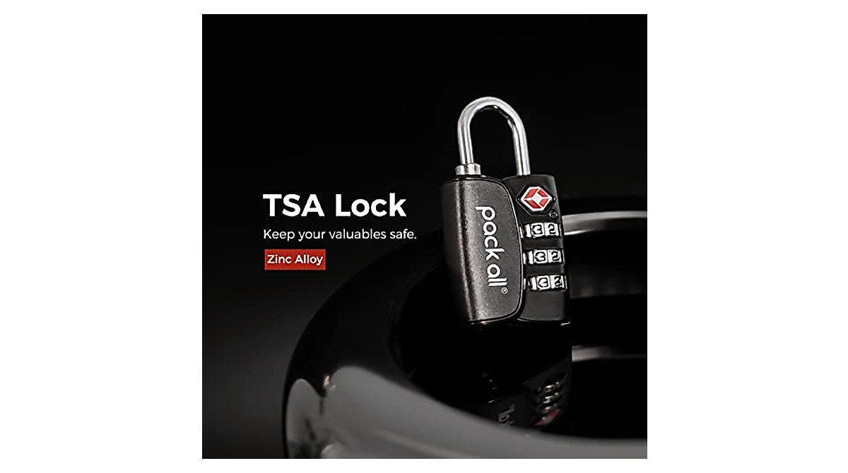 Secure 4-Pack TSA Approved Luggage Locks