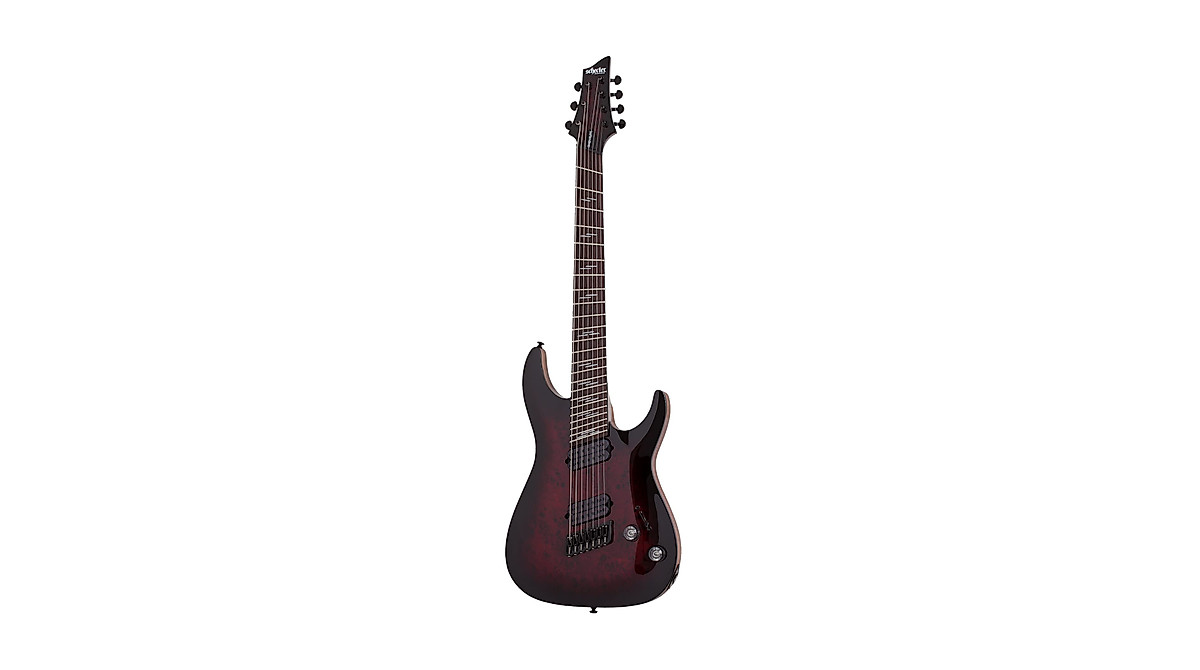 Schecter Omen Elite-7 Multiscale 7-String Guitar Bundle