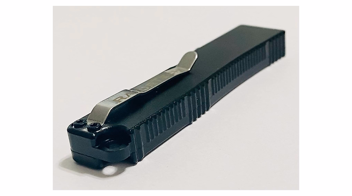 Mini RzrTech Spring Assist Pocket Knife - Black & Compact