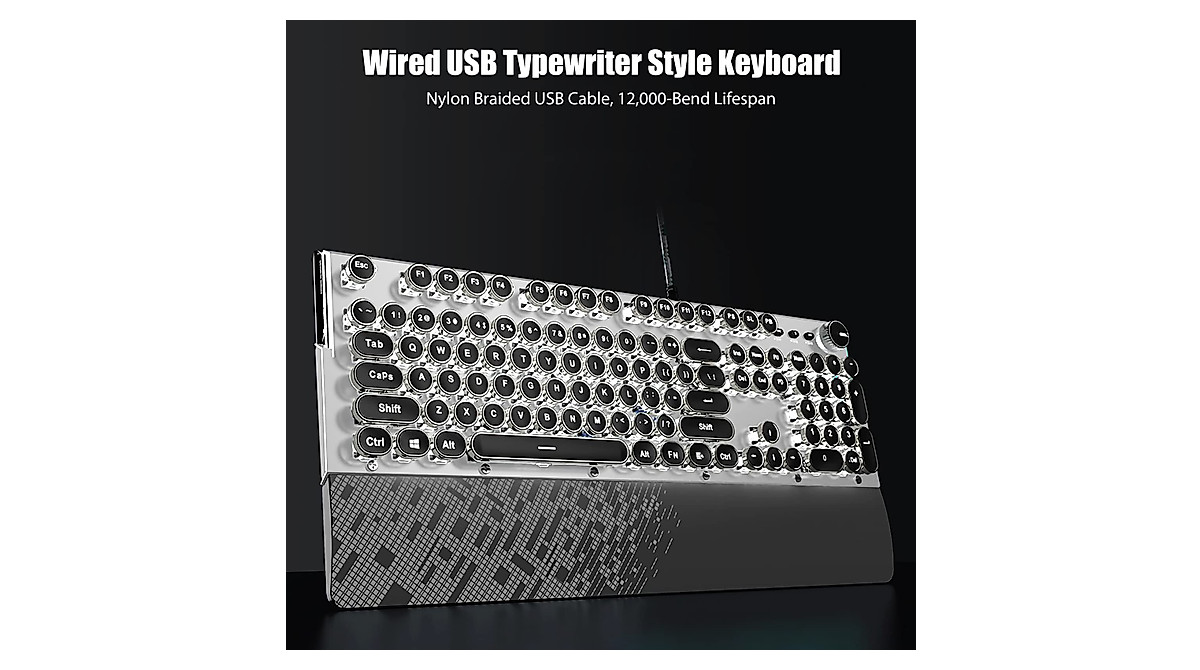 TISHLED Mechanical Gaming Keyboard | LED Backlit & USB