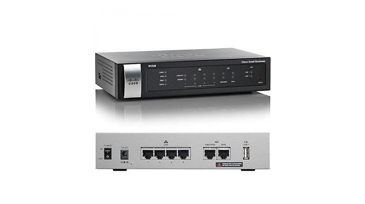 CISCO Rv320 Dual WAN VPN Router | 6-Port Renewed