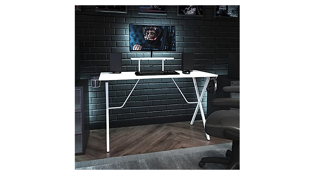 Gaming Desk White 51.5