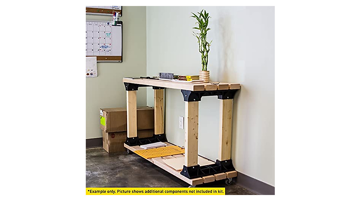 2x4basics Custom Shelving System - Easy to Assemble