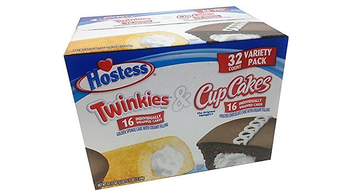 Hostess Twinkies & Cupcakes Pack - 32 Individually Wrapped Treats