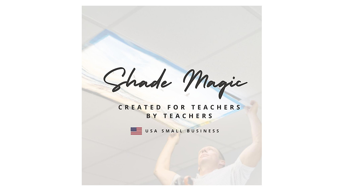 ShadeMAGIC Fluorescent Light Covers for Classrooms & Offices