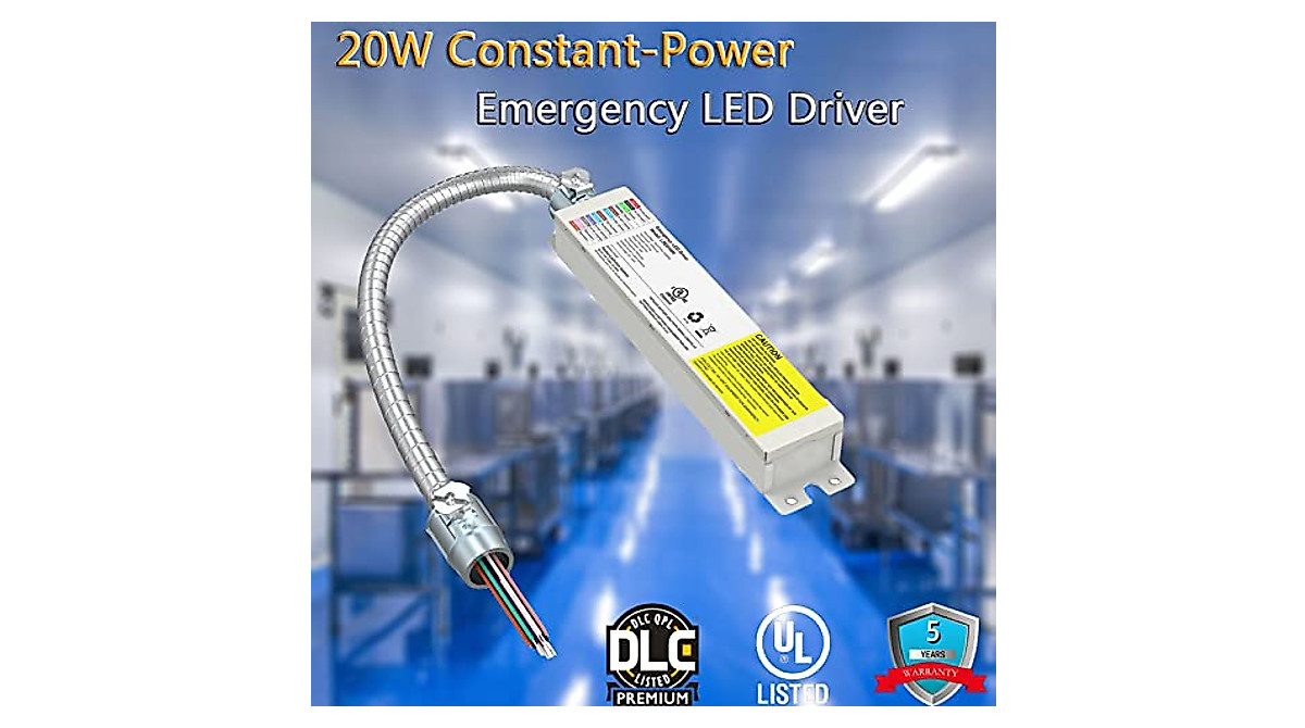 20W LED Emergency Light Driver - Reliable & Dimmable