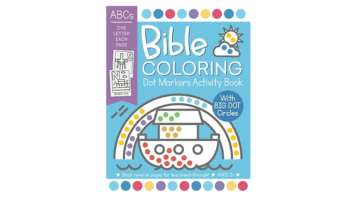Bible Coloring Dot Markers Activity Book for Toddlers