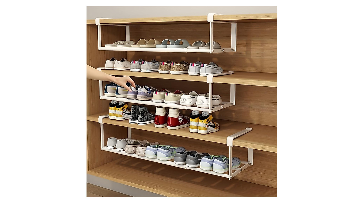 Expand Your Storage with Adjustable Shoe Rack