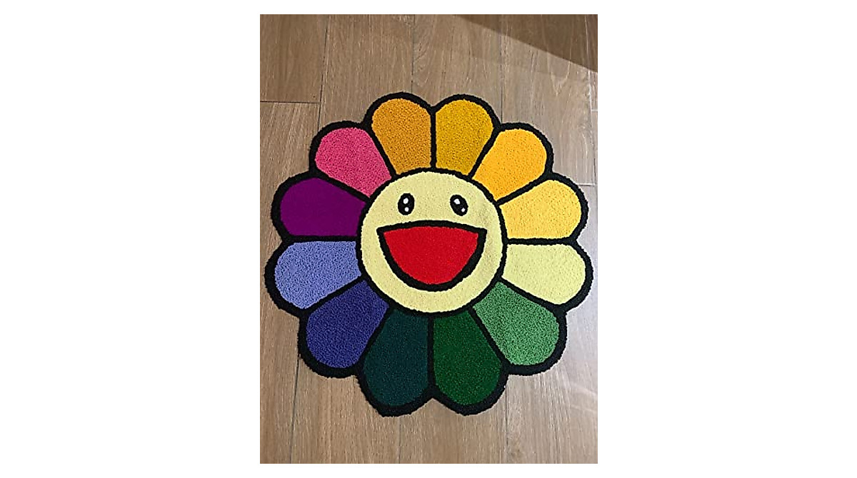 Lotus Atelier 30-Inch Sunflower Rug | Maximalist, Hypebeast Home Decor