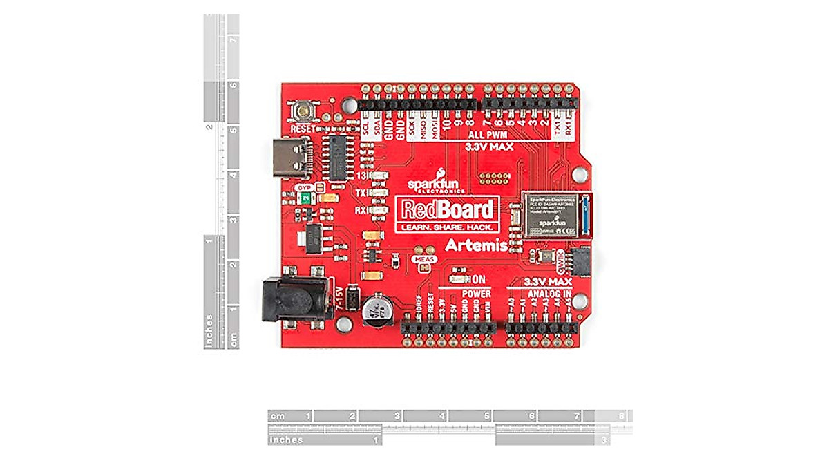 SparkFun RedBoard Artemis Arduino Microcontroller with BLE and TensorFlow