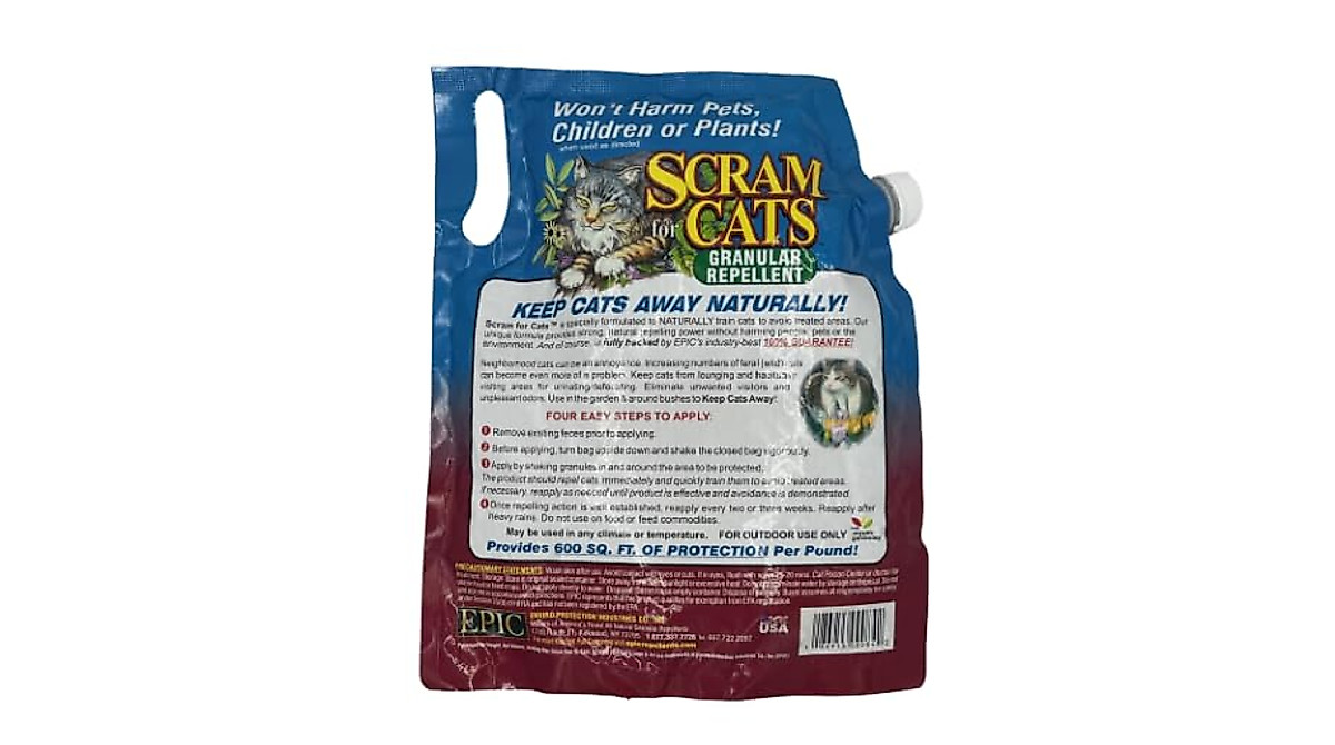 America's Finest Scram for Cats - Natural Granular Repellent
