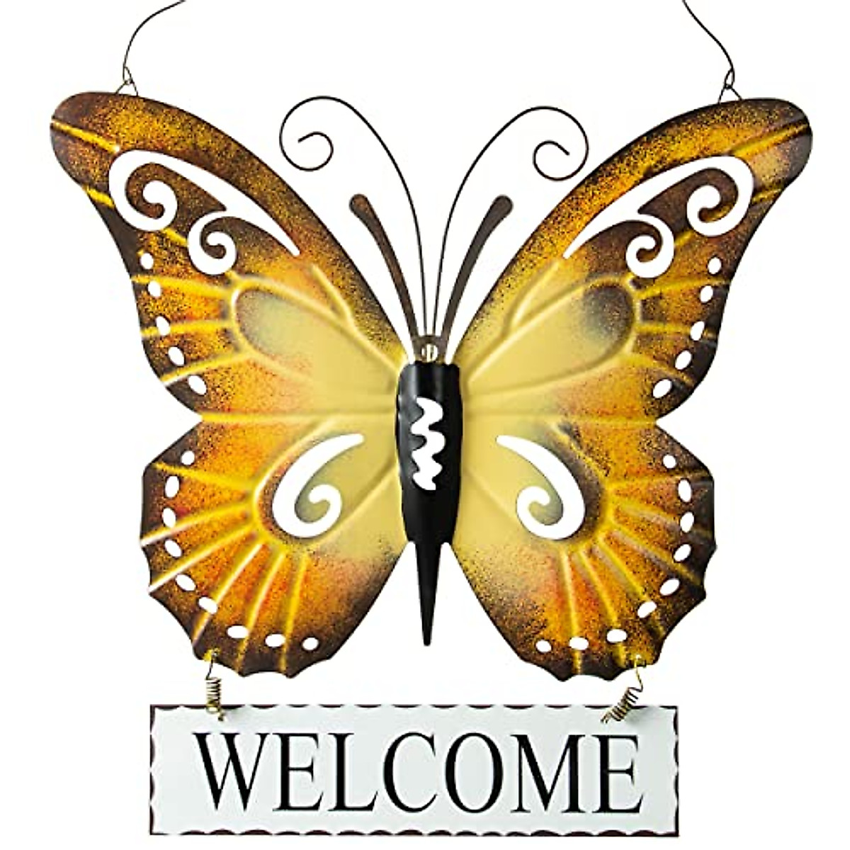 Butterfly Welcome Sign: Enhance Your Front Door Decor