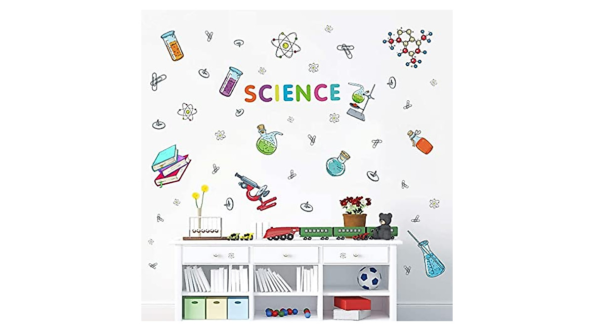 Colorful Student Science Wall Decal - Fun Educational Classroom Decor