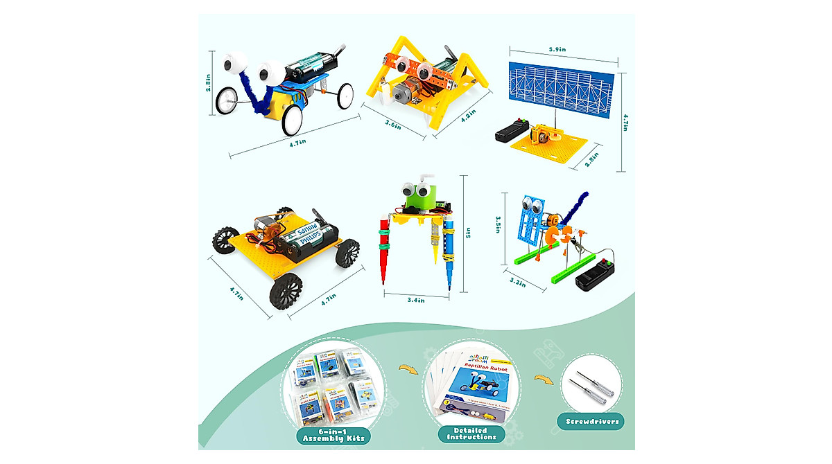Discover Ailiaili 6 Set STEM Projects for Kids