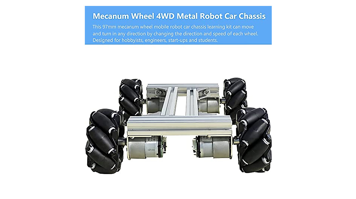 Robotic Mecanum Wheel Car Chassis Kit