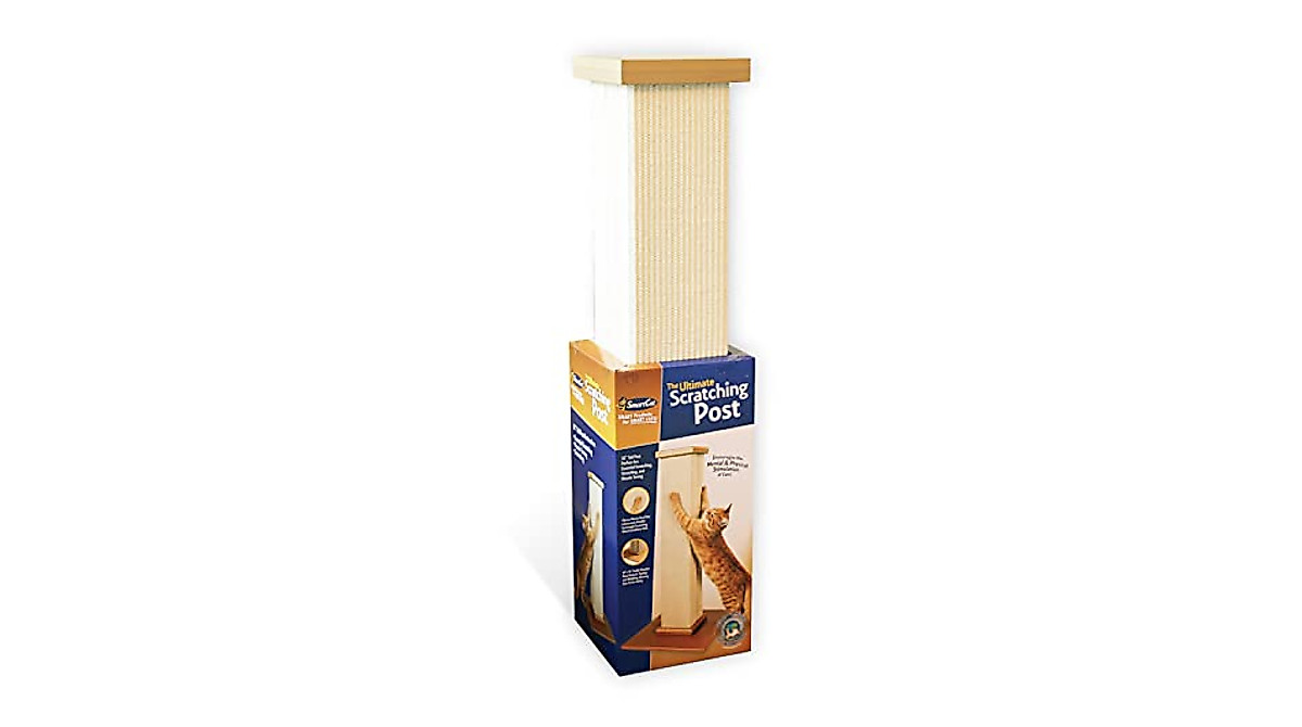 SmartCat Ultimate Scratching Post for Happy Cats