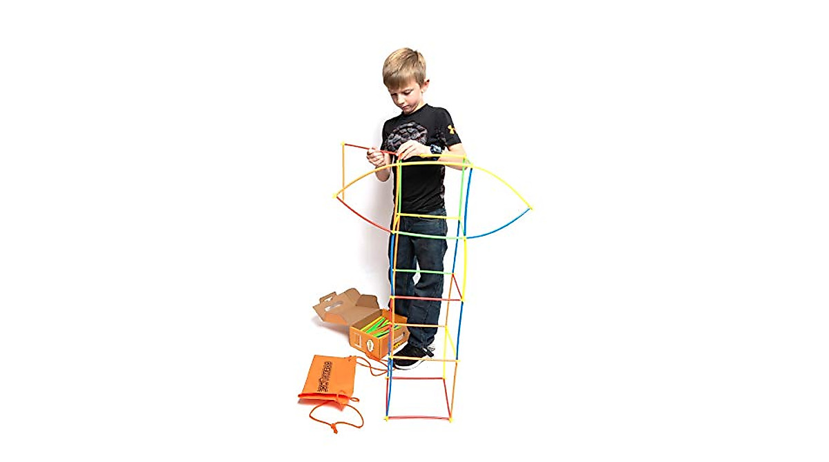 RAINBOW TOYFROG STEM Building Straws for Creative Kids - 300 Pcs