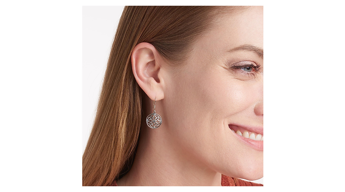 Sterling Silver Celtic Knot Drop Earrings | Amazon Essentials