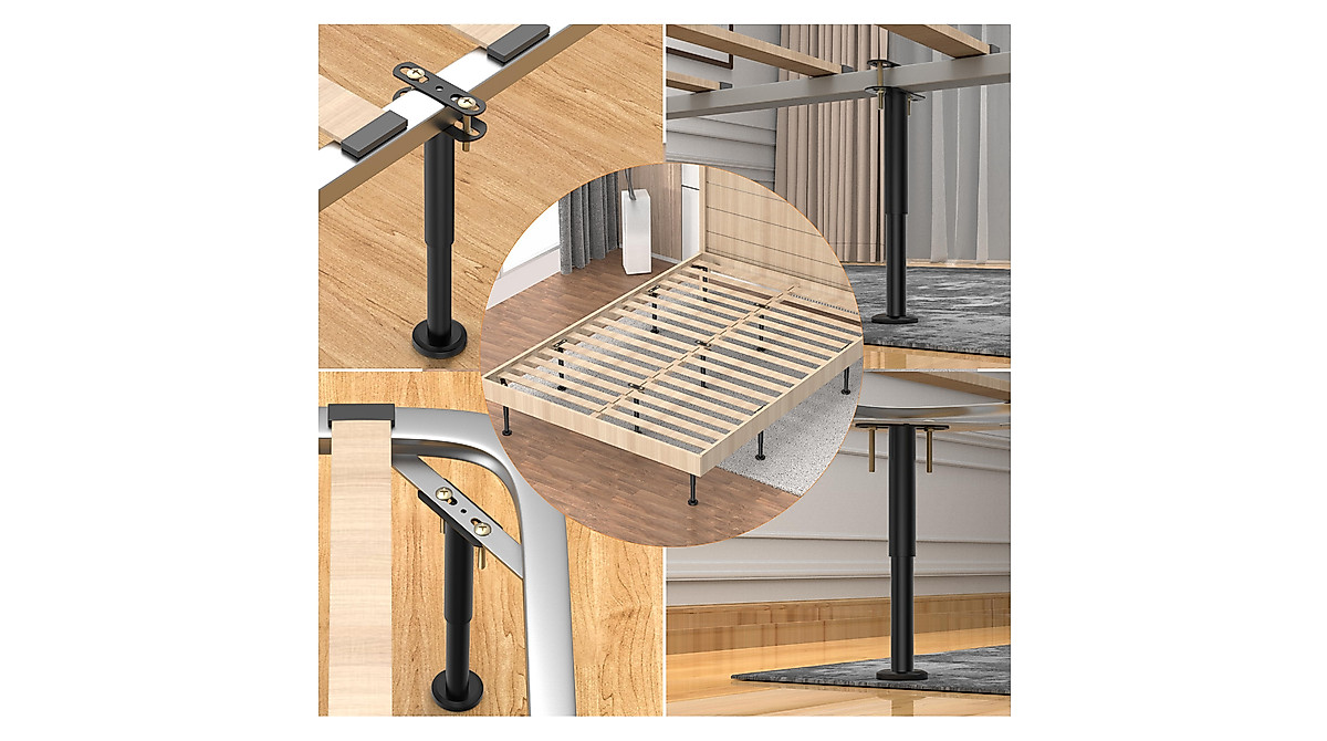 Adjustable Bed Support Legs - Heavy Duty & Durable