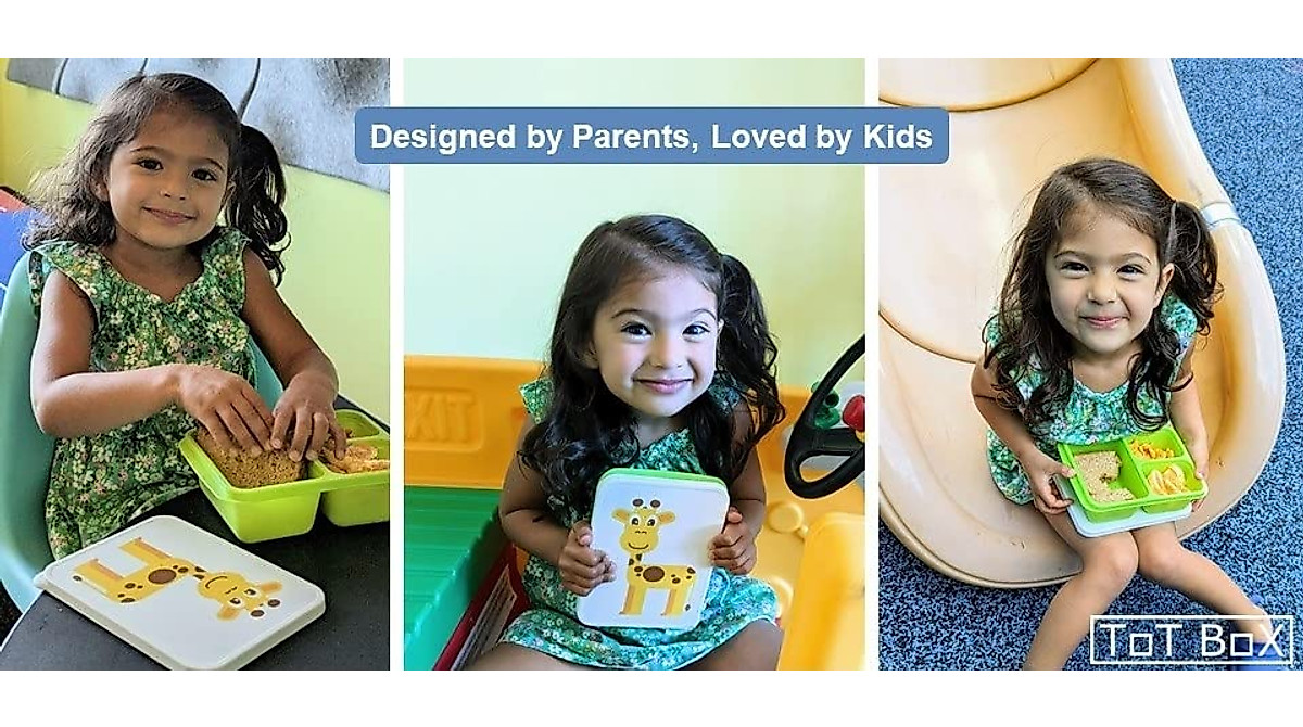 TotBox Kids Lunch Box Set - Fun & Practical Food Storage