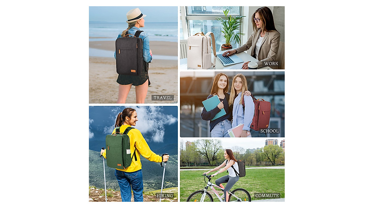 Hp Hope Women's Smart Backpack with USB Charging & Waterproof Design