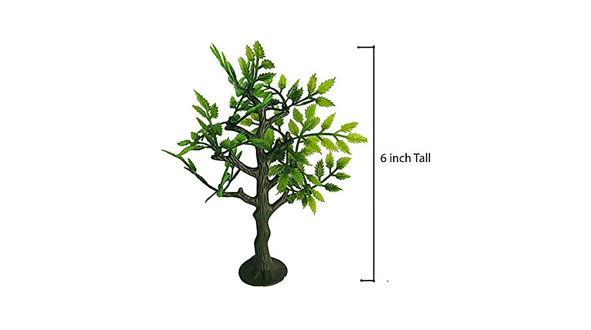 Realistic 6-Inch Model Trees for Dioramas & Train Scenery