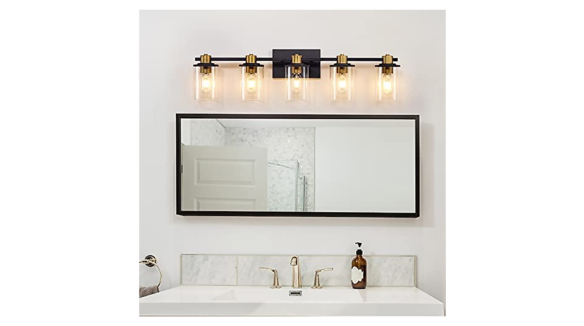 Atocif 5 Light Vanity Lights - Modern Waterproof Bathroom Fixture