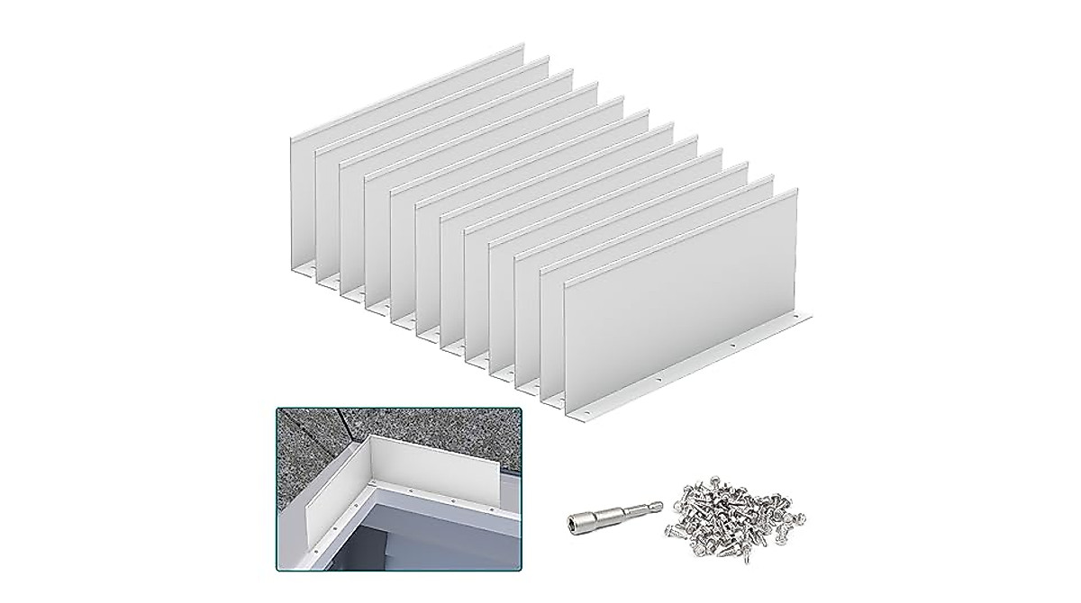Daisypower Gutter Valley Splash Guards - 8 Pack