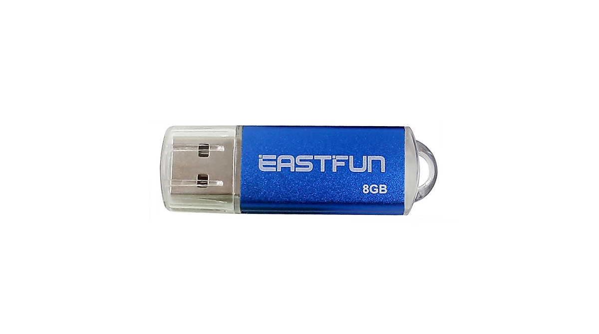 EASTFUN 5-Pack 8GB USB Flash Drives in Mixed Colors