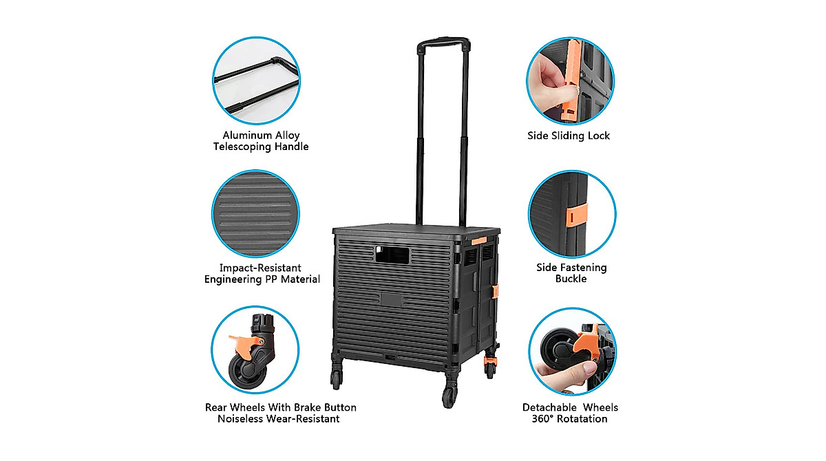 FELICON Foldable Utility Cart - Practical & Portable