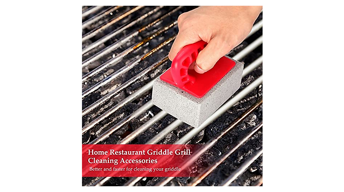 LYIGEOL Grill & Griddle Cleaning Brick Block - Eco-Friendly & Durable
