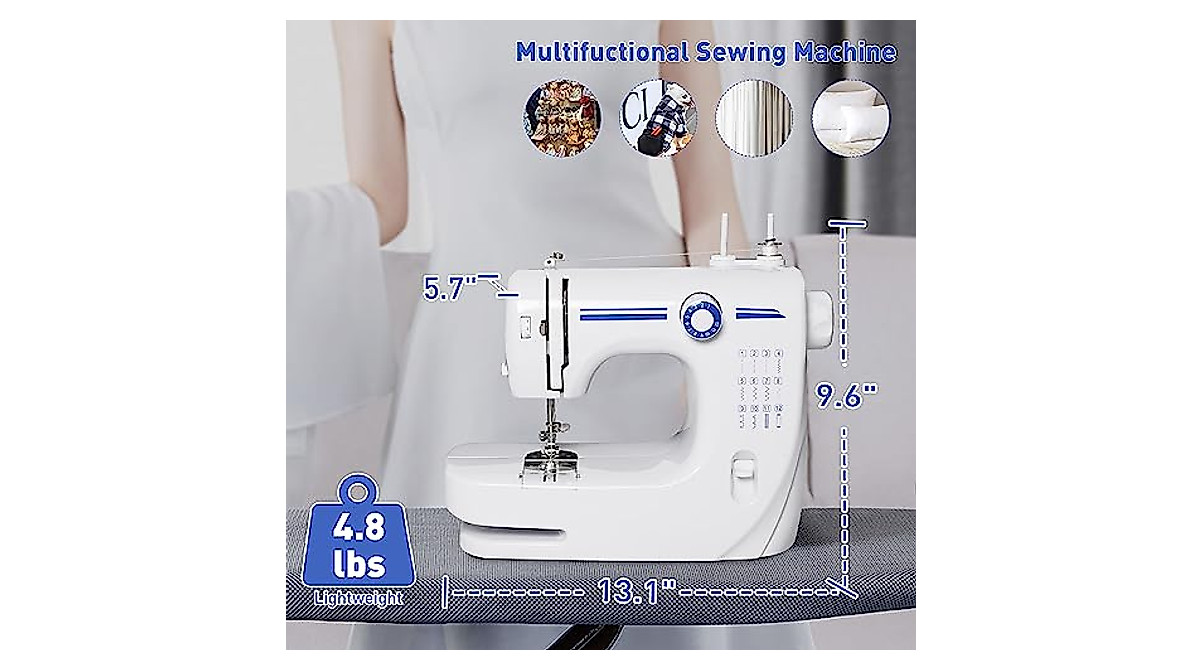 Portable Mini Sewing Machine for Beginners - 12 Stitches