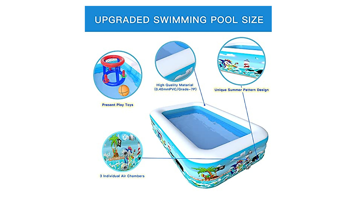 Oversized Inflatable Family Pool 120