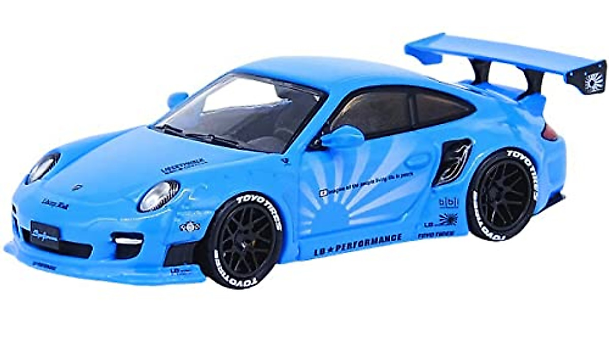 997 LBWK Liberty Walk Baby Blue Diecast Model Car