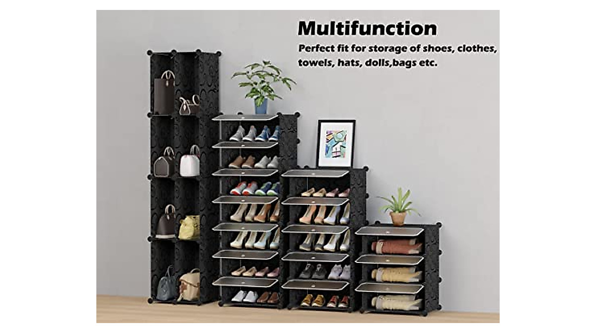 HOMIDEC 10-Tier Shoe Rack - Space-Saving Organizer