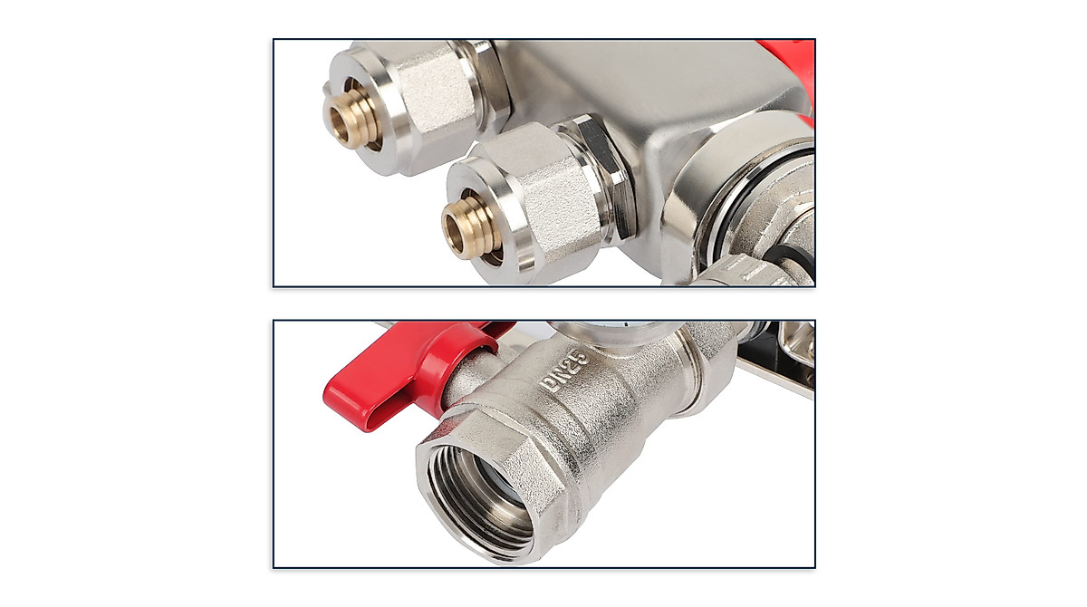 GCCSJ 4 Loops PEX Manifold for Efficient Floor Heating