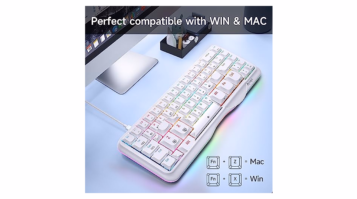 KEMOVE K68se Wired 60% Mechanical Gaming Keyboard RGB Backlit