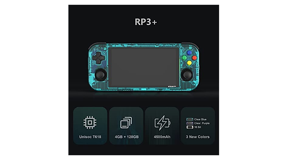 Retroid Pocket 3 Plus Retro Gaming Console with Android & Emulators