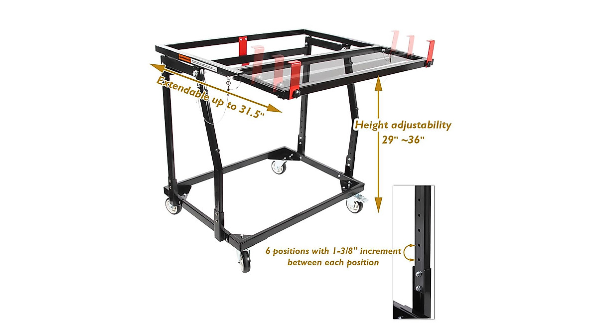 O'SKOOL Panel Handler Cart - Efficient Transport & Workstation