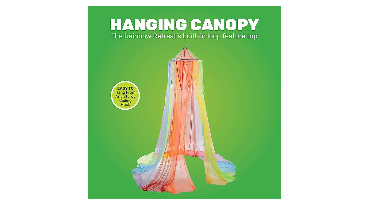 Rainbow Retreat Kids Canopy - Fun & Decorative